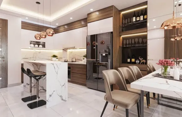 NHÀ PHỐ HIỆN ĐẠI – THI CÔNG ĐÁ MẶT TIỀN