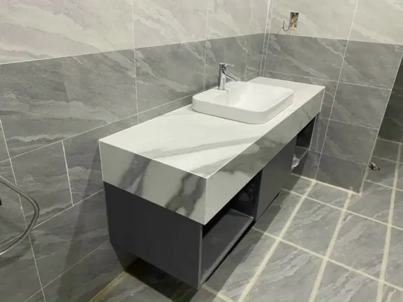 Thi công lavabo